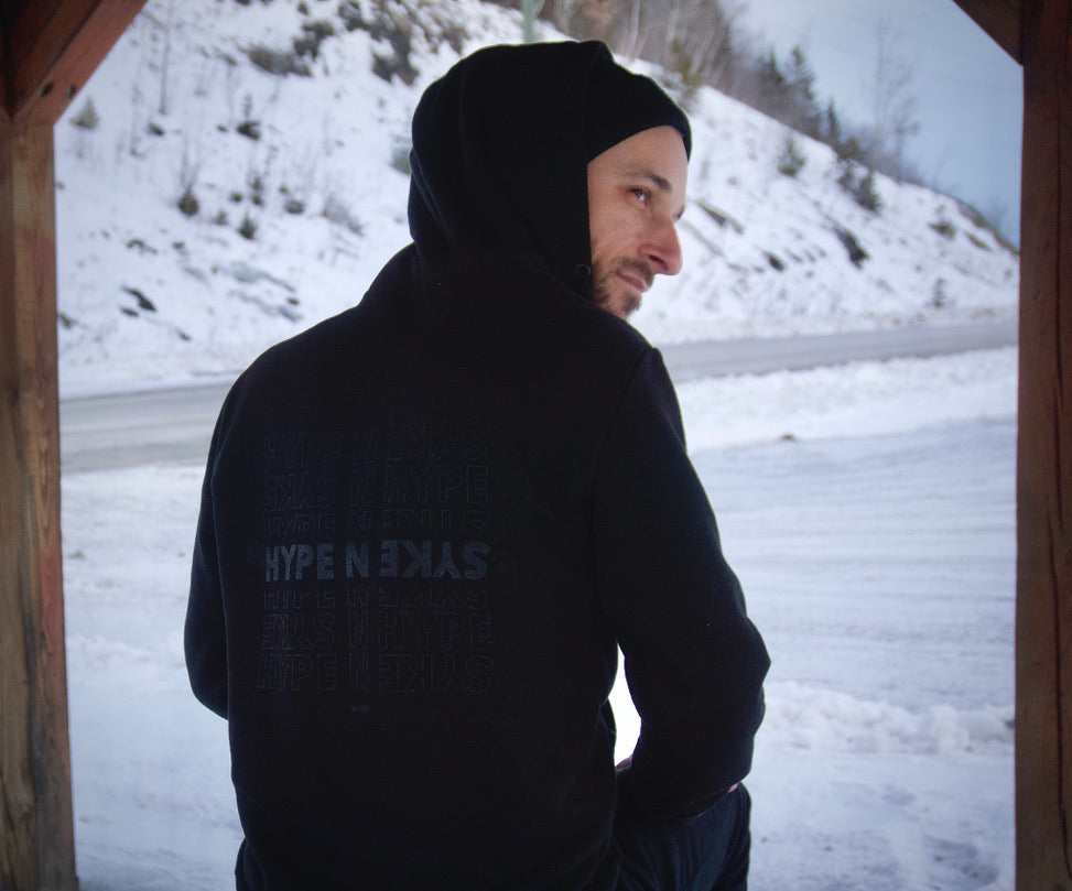 Zipitup Black Hoodie – Hype N Syke