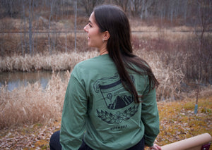 Coffee Wave Green Longsleeve